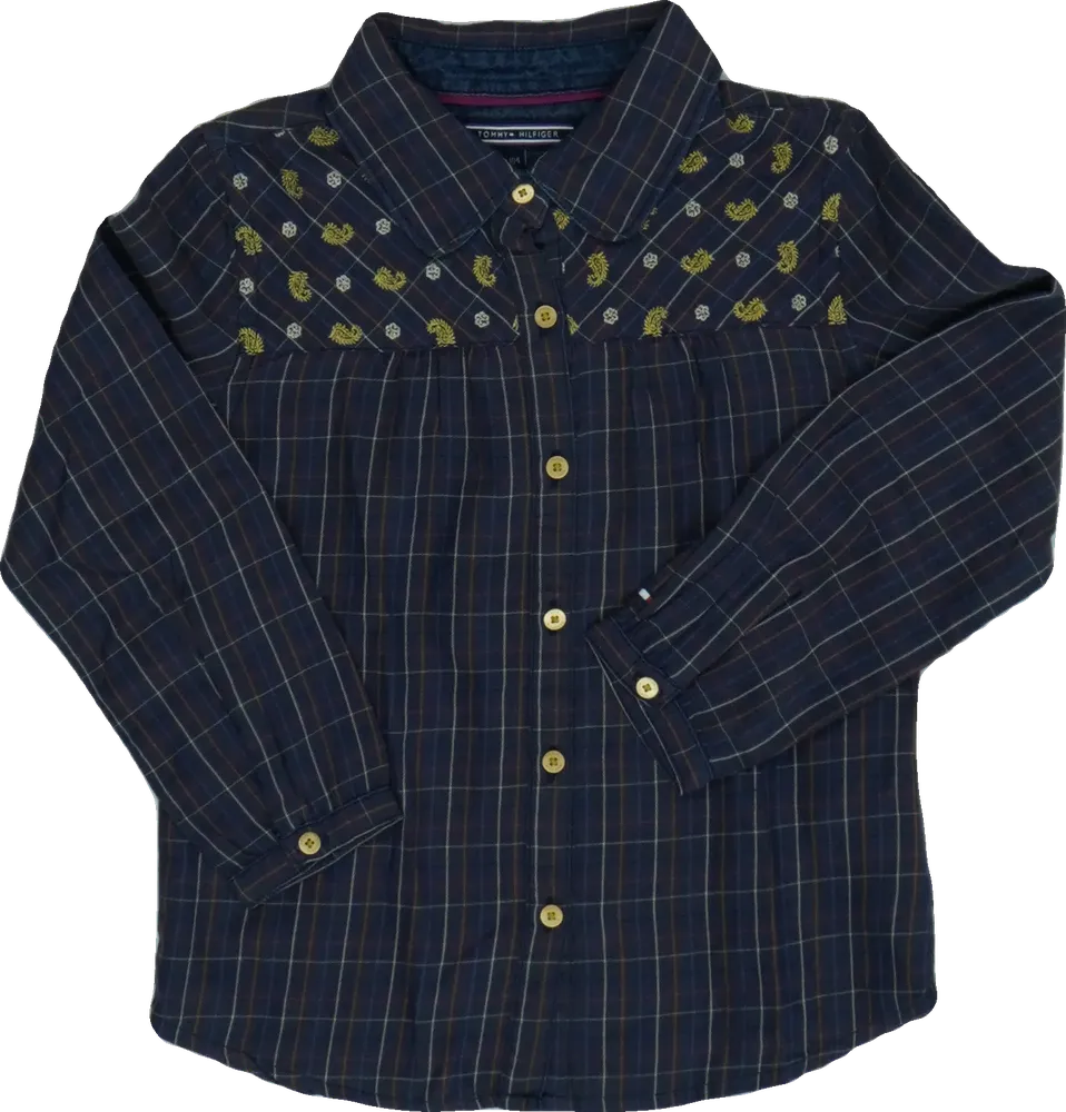 Szürke Tommy Hilfiger Blúz EU 104 / UK 4 év / US 4T/XS