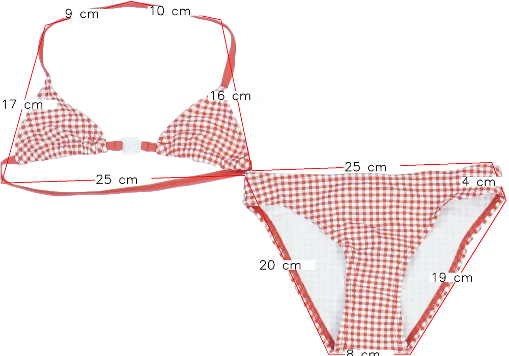 Többszínű Lisa Rose Bikini EU 128 / UK 8 év / US 8 év/M