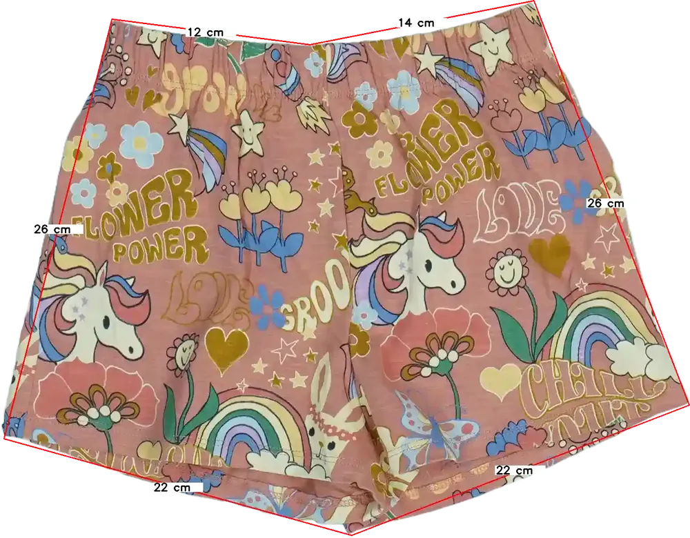 Rózsaszín Next Rövidnadrág EU 116 / UK 6 év / US 6 év/S