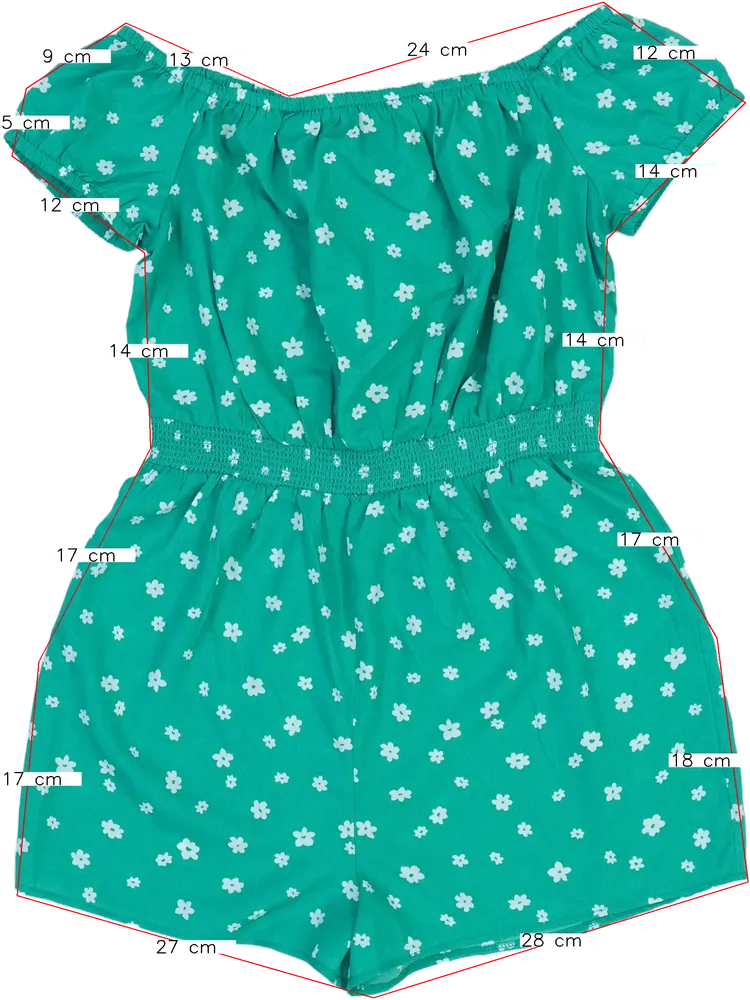 Zöld New Look Playsuit / Jumpsuit EU 152 / UK 12 év / US 12 év/L