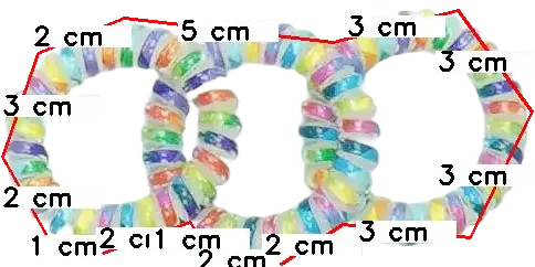 Többszínű OVS - Fagottino Hajgumi Egyméret