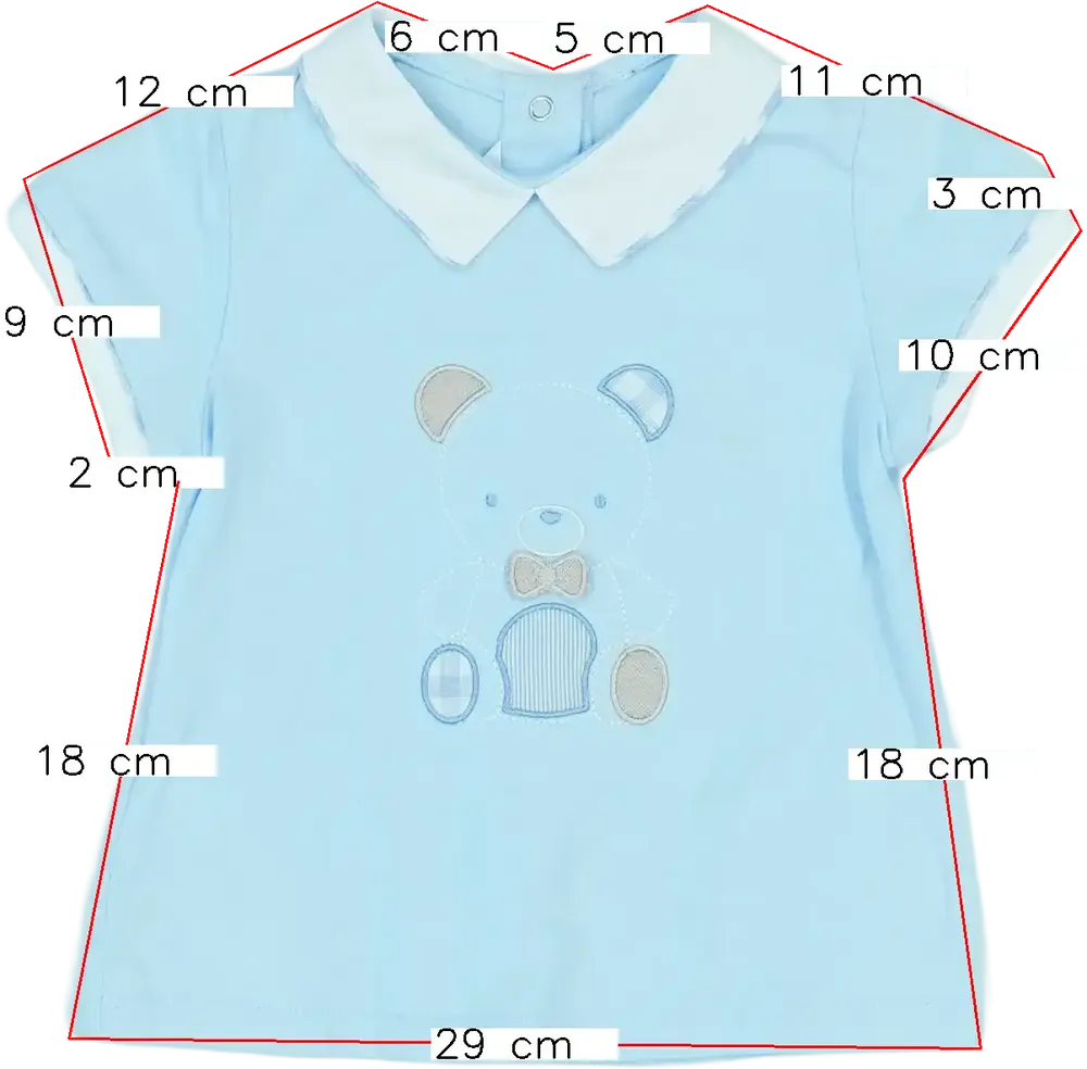 Kék Mayoral Galléros póló EU 80 / UK 9-12 hónap / US 12 hónap