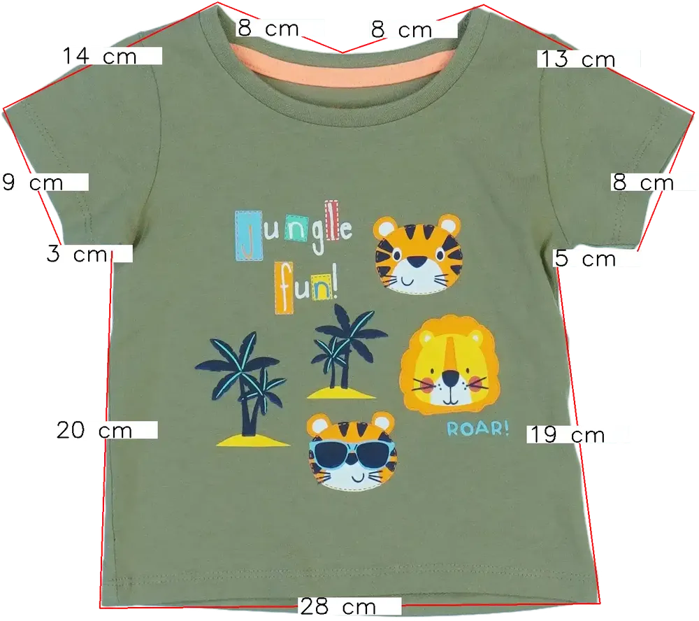 Zöld Lullaby Póló EU 80 / UK 9-12 hónap / US 12 hónap