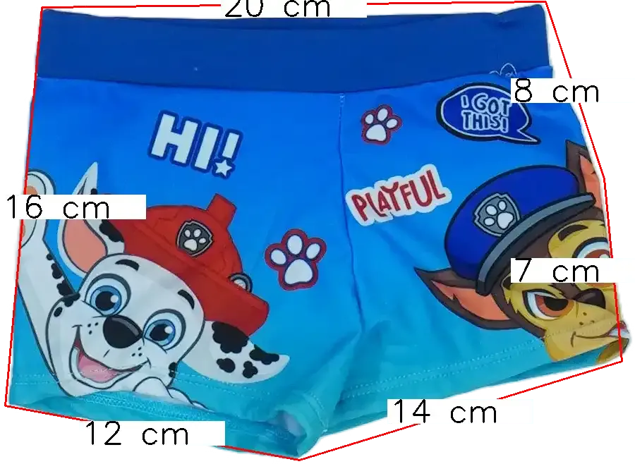 Kék Nickelodeon Fürdőnadrág EU 92 / UK 2 év / US 2T