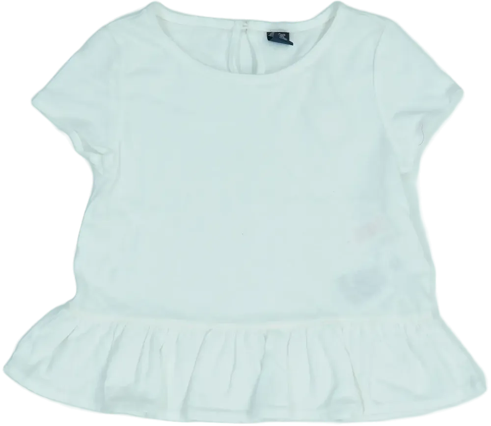 Fehér GAP Póló EU 104 / UK 4 év / US 4T/XS