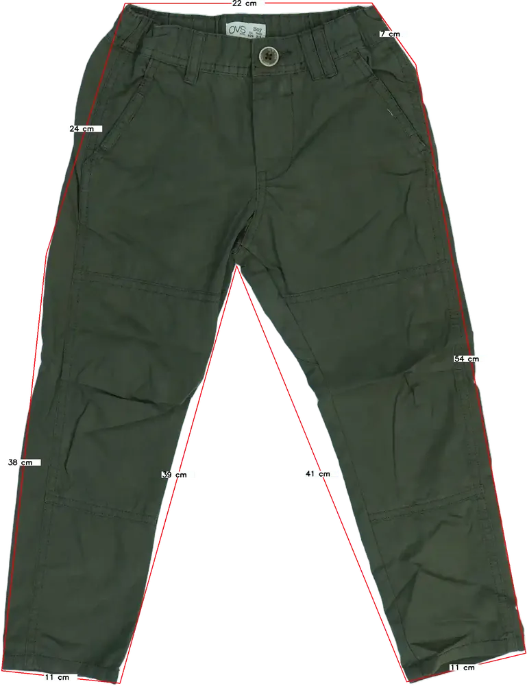 Zöld OVS Hosszúnadrág EU 104 / UK 4 év / US 4T/XS