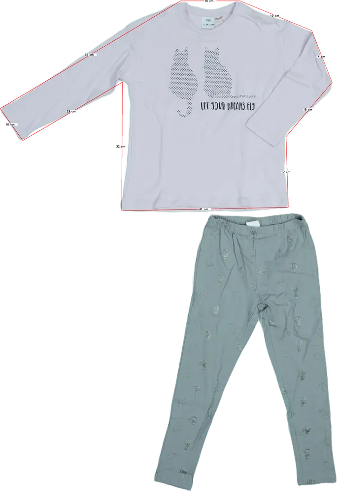 Többszínű Zara Pizsama EU 128 / UK 8 év / US 8 év/M