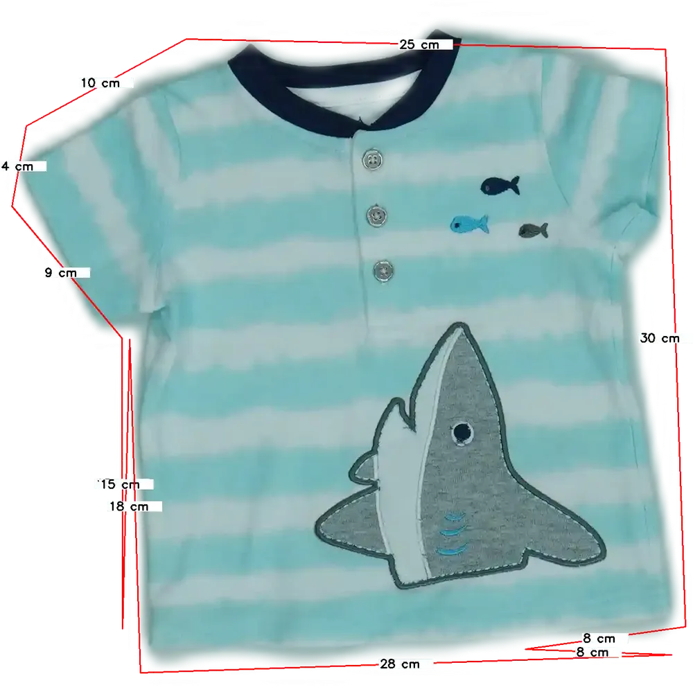 Zöld Egyéb Póló EU 68 / UK 3-6 hónap / US 3-6 hónap