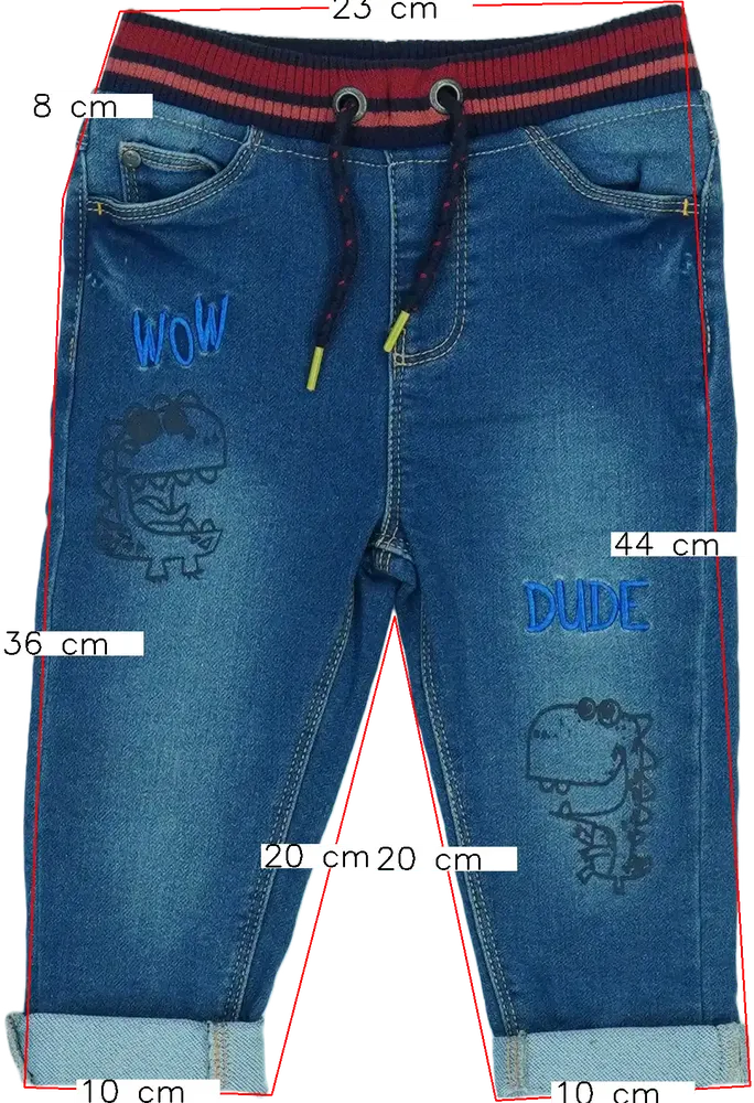 Kék M&amp;Co. Farmernadrág EU 86 / UK 12-18 hónap / US 18 hónap