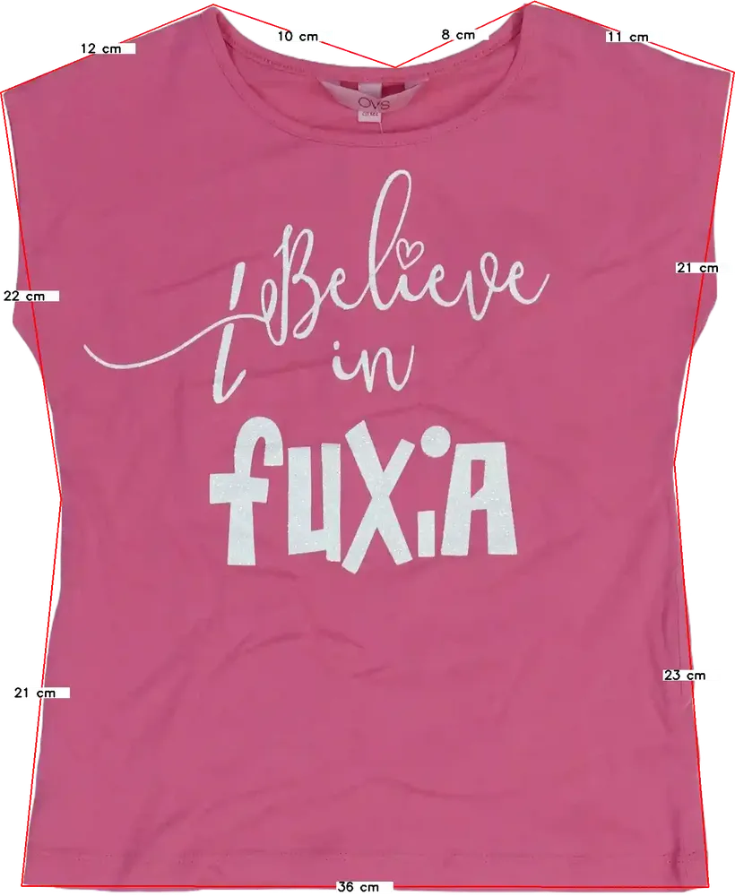 Rózsaszín OVS Póló EU 122 / UK 7 év / US 7 év/M