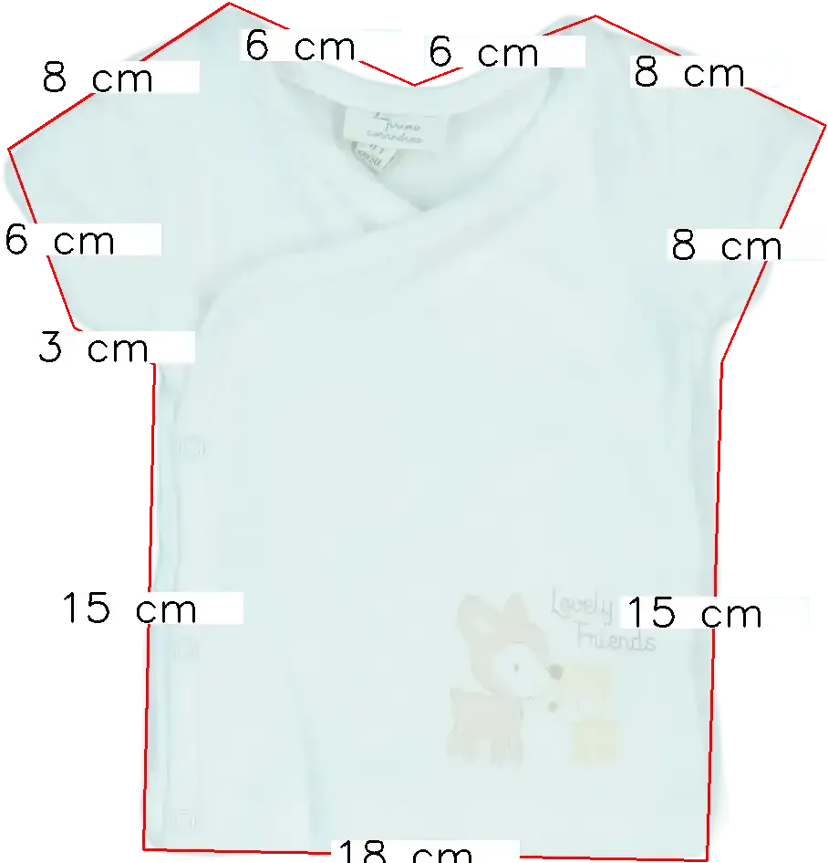 White OVS - Fagottino T-shirt EU 50 / UK Newborn / US Newborn