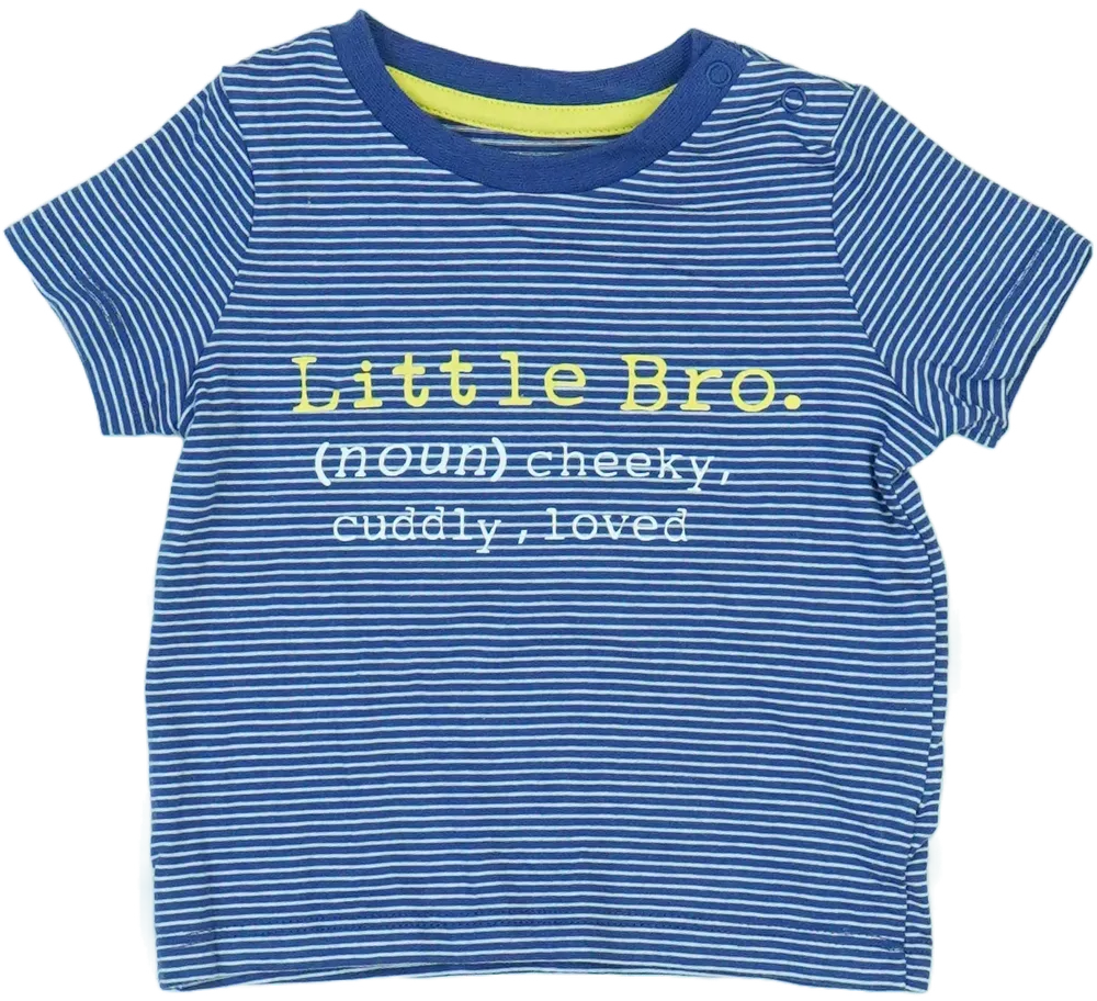 Blue F&amp;F/Fred&amp;Flo T-shirt EU 62 / UK 0-3 months / US 0-3 months