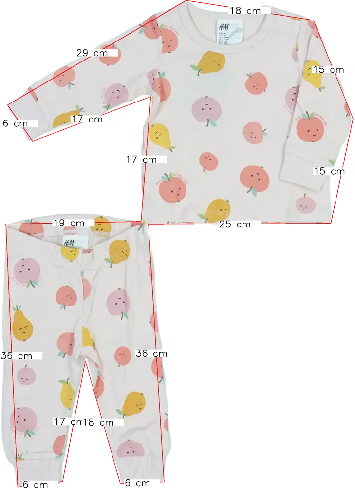 Rózsaszín H&amp;M Pizsama EU 62 / UK 0-3 hónap / US 0-3 hónap