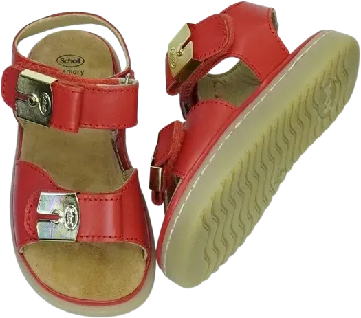 Piros Scholl Szandál EU 22