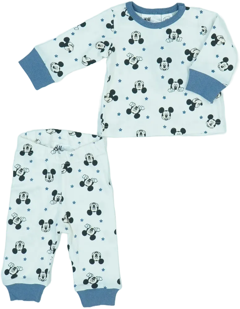 White Disney 2-piece set - Top &amp; Bottom EU 50 / UK Newborn / US Newborn