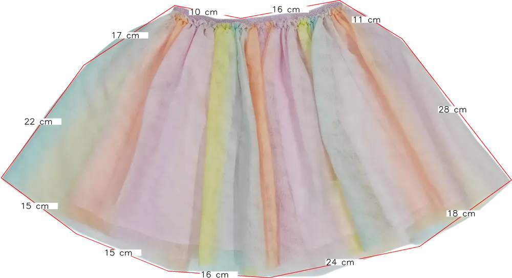 Többszínű H&amp;M Szoknya EU 140 / UK 10 év / US 10 év/L