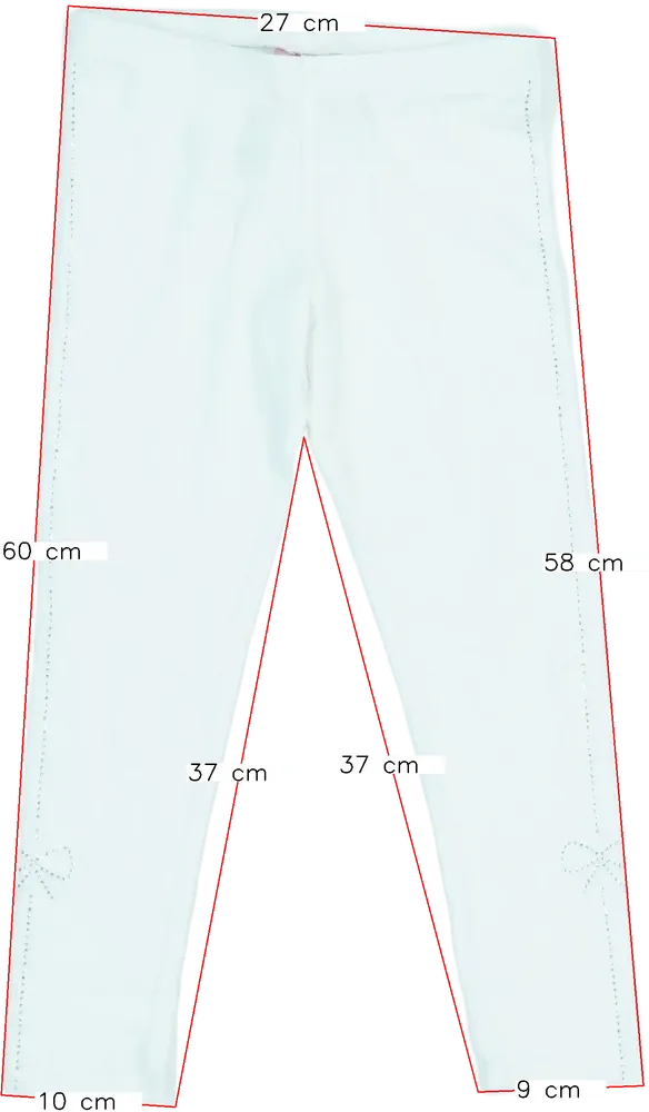 Fehér OVS Leggings EU 116 / UK 6 év / US 6 év/S