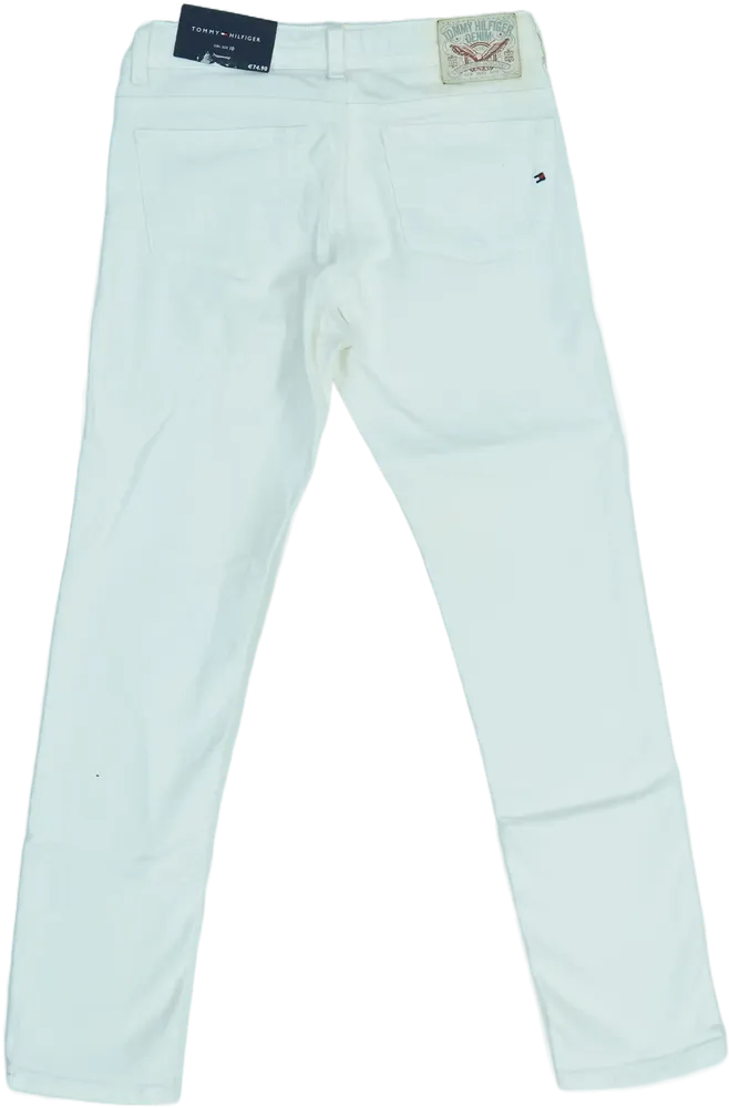Fehér Tommy Hilfiger Farmernadrág EU 140 / UK 10 év / US 10 év/L