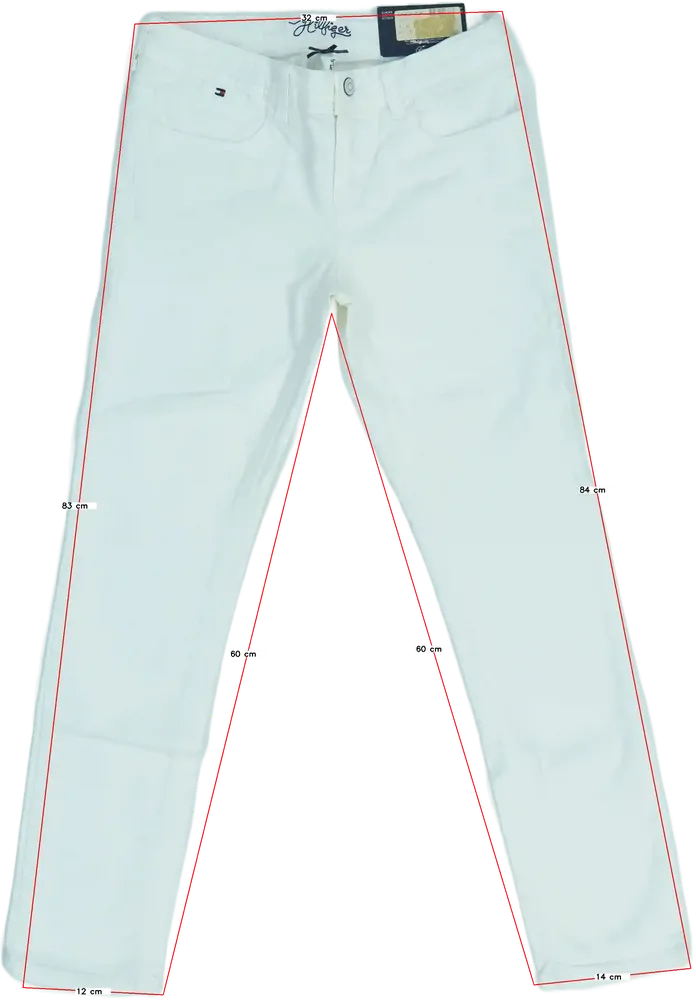 Fehér Tommy Hilfiger Farmernadrág EU 140 / UK 10 év / US 10 év/L