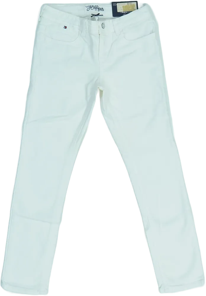 Fehér Tommy Hilfiger Farmernadrág EU 140 / UK 10 év / US 10 év/L