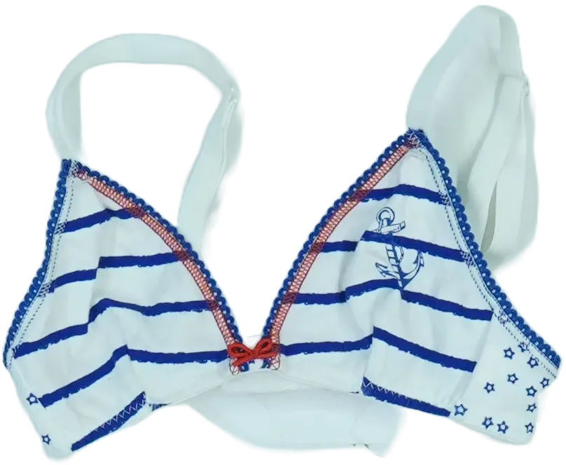 Fehér Absorba Melltartó EU 134 / UK 9 év / US 9 év/L