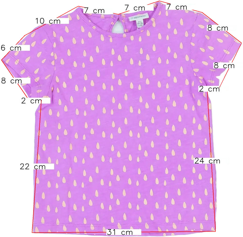 Lila OVS - Fagottino Póló EU 92 / UK 2 év / US 2T