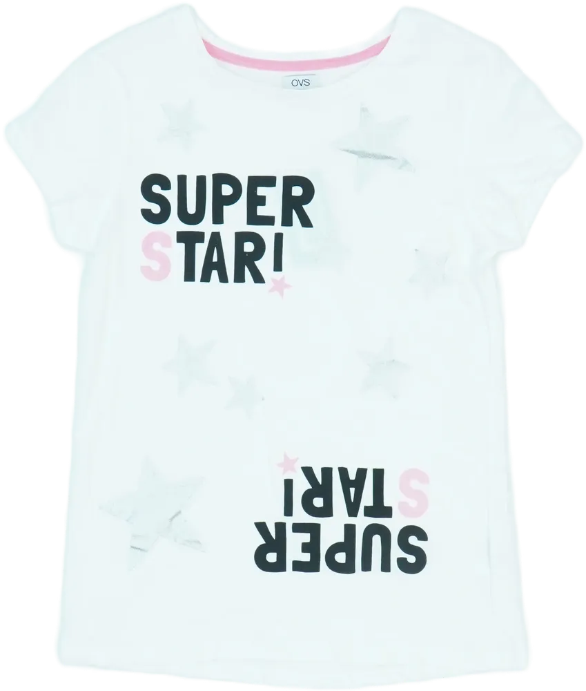 Fehér OVS Póló EU 158 / UK 13 év / US 14 év/XL