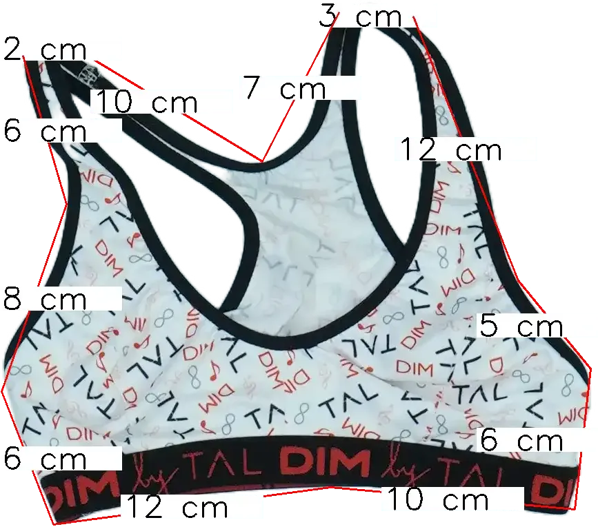 Multicoloured Dim Paris Bra EU 140 / UK 10 years / US 10 years/L