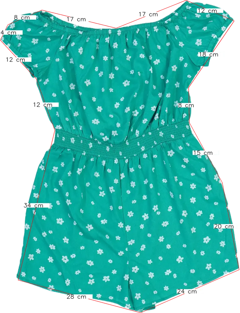 Green New Look Playsuit / Jumpsuit EU 146 / UK 11 years / US 12 years/L