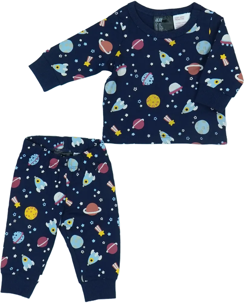 Kék H&amp;M Pizsama EU 50 / UK Újszülött / US Újszülött