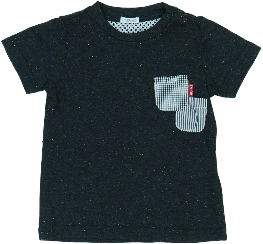 Szürke Overkids Póló EU 80 / UK 9-12 hónap / US 12 hónap