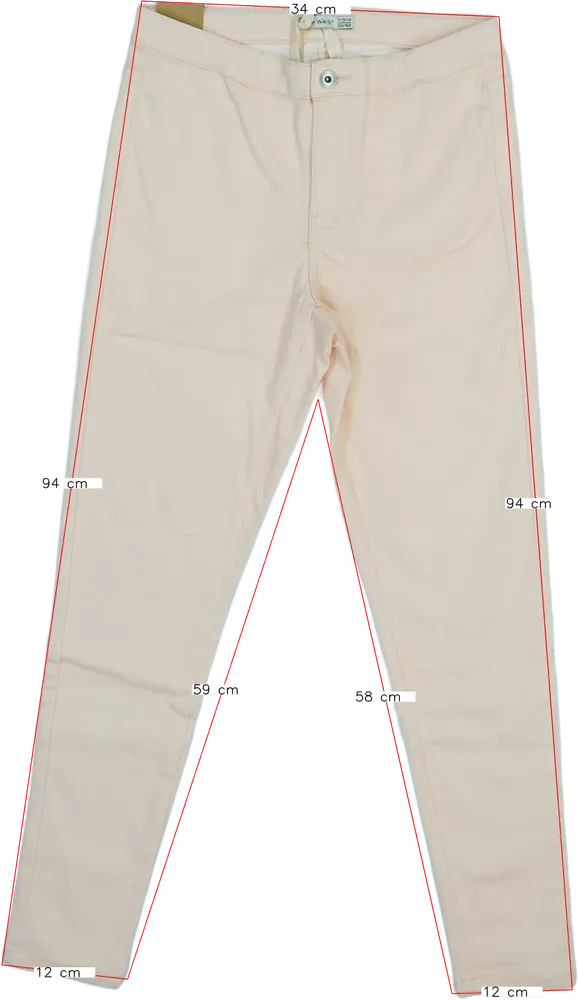 Rózsaszín OVS - Republic of Denim Hosszúnadrág EU 164 / UK 14 év / US 14 év/XL