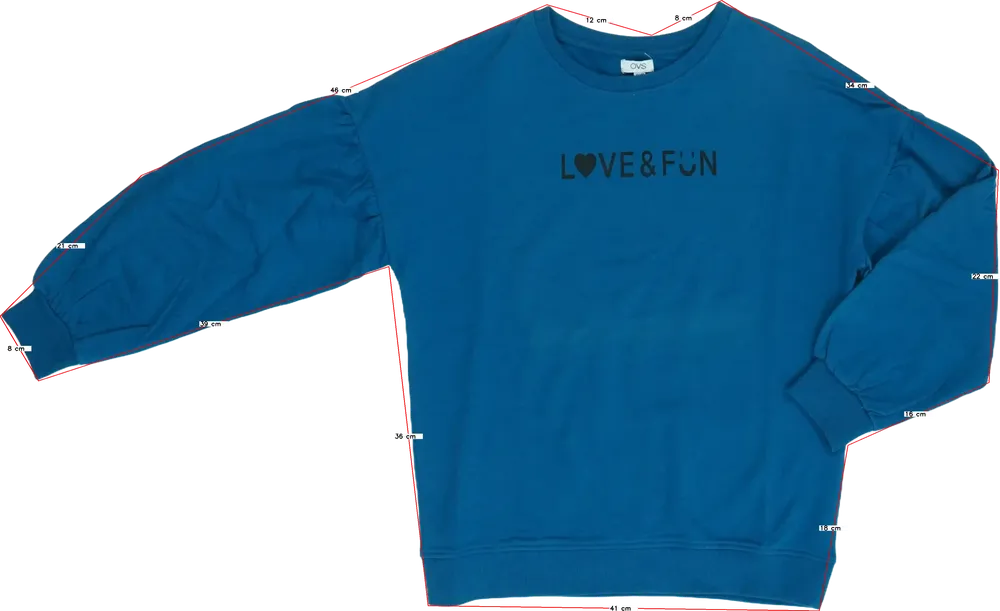 Kék OVS Pulóver EU 164 / UK 14 év / US 14 év/XL