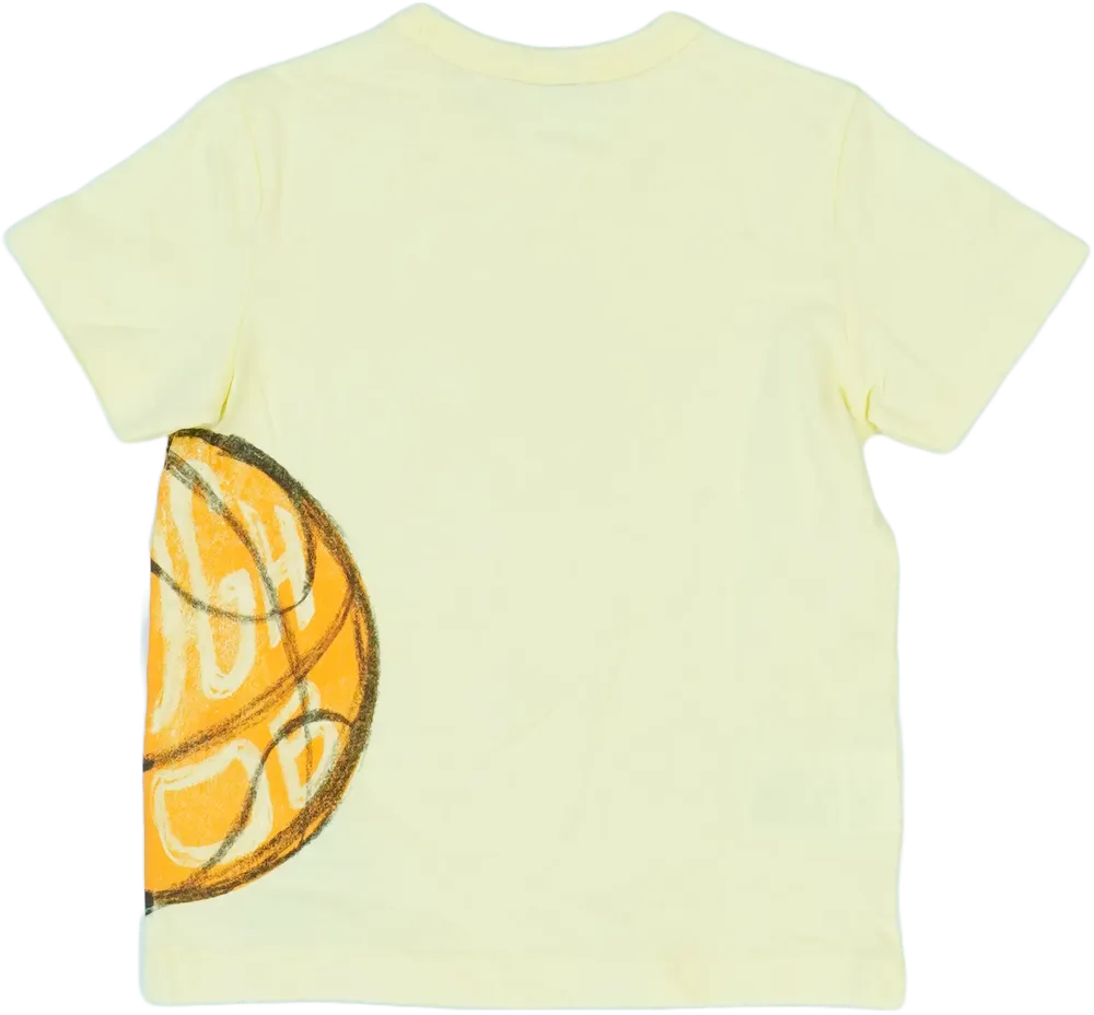 Sárga Benetton Póló EU 104 / UK 4 év / US 4T/XS
