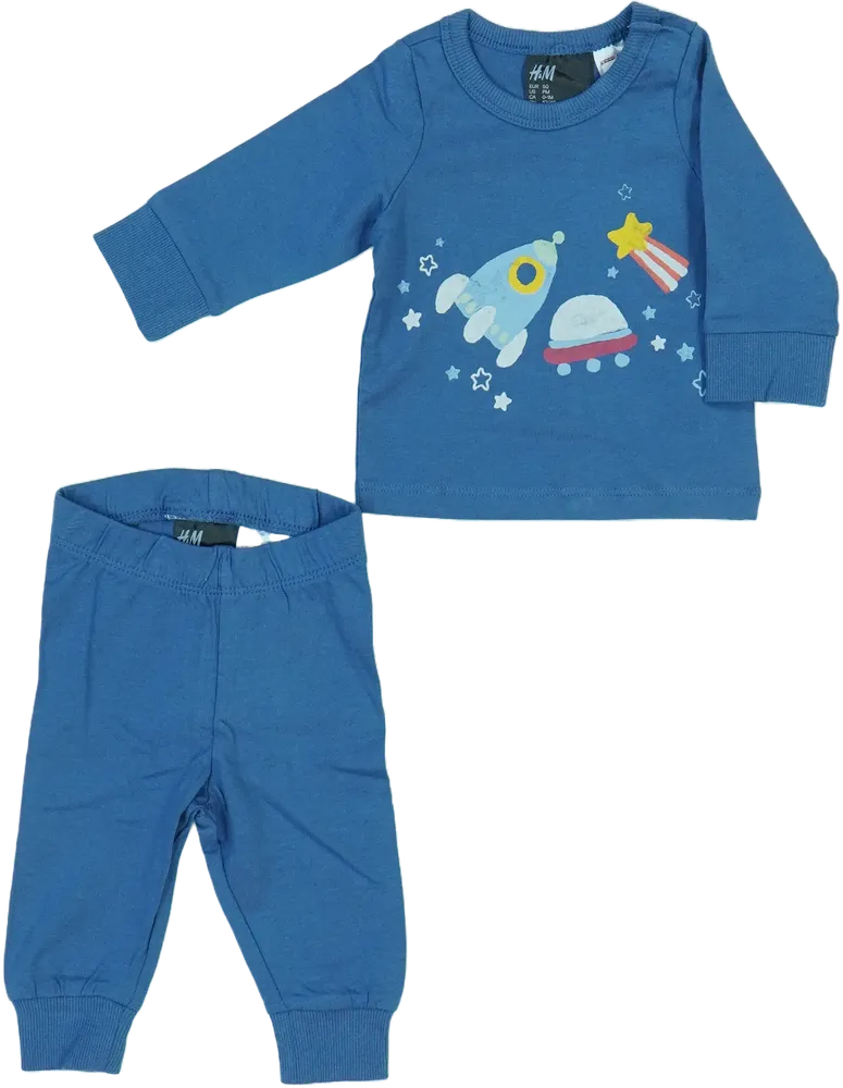 Kék H&amp;M Pizsama EU 50 / UK Újszülött / US Újszülött