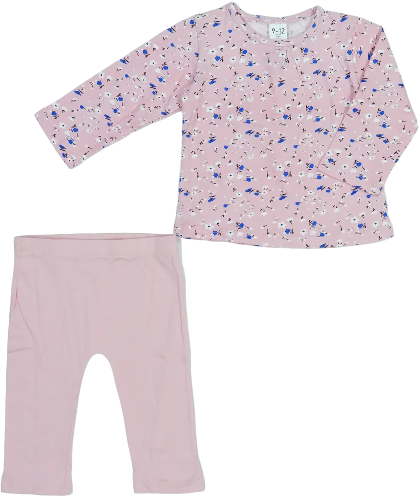 Rózsaszín Egyéb 2 részes szett - Felsőruházat és nadrág EU 80 / UK 9-12 hónap / US 12 hónap