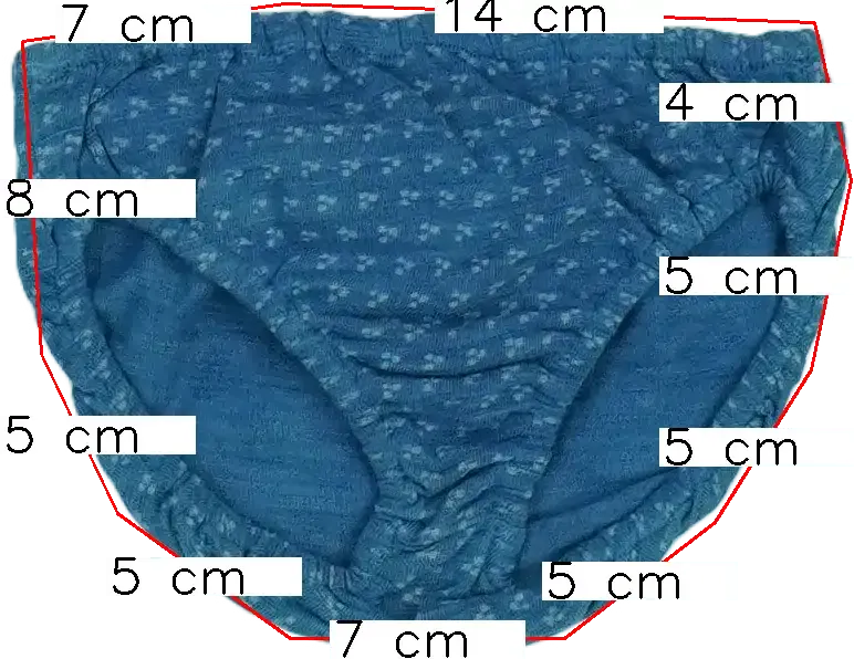 Kék Boboli Lányka / Női bugyi EU 80 / UK 9-12 hónap / US 12 hónap