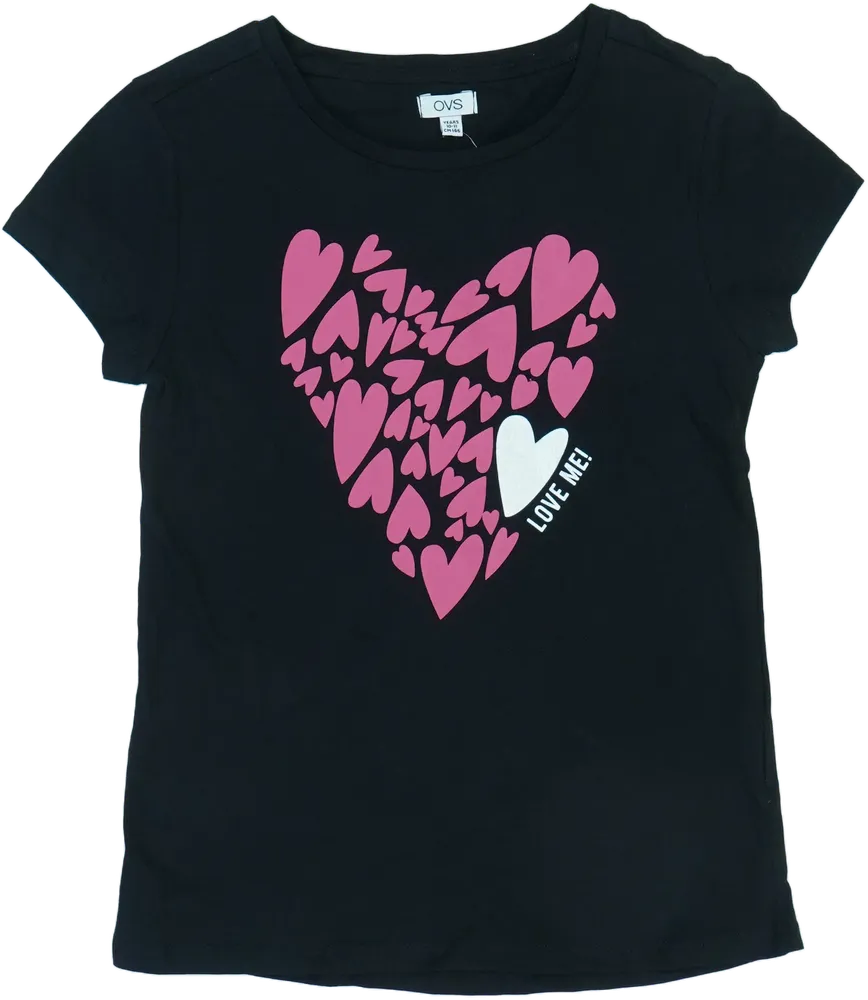Fekete OVS Póló EU 146 / UK 11 év / US 12 év/L