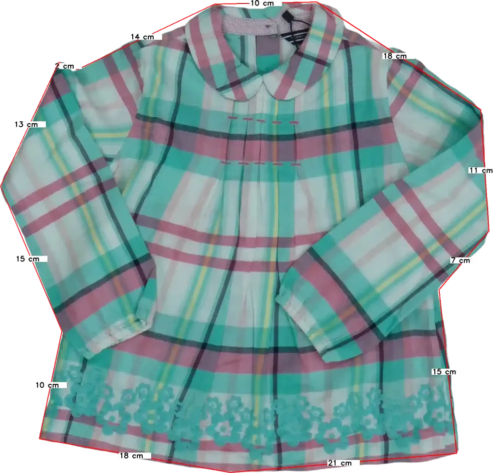 Zöld Tommy Hilfiger Blúz EU 104 / UK 4 év / US 4T/XS