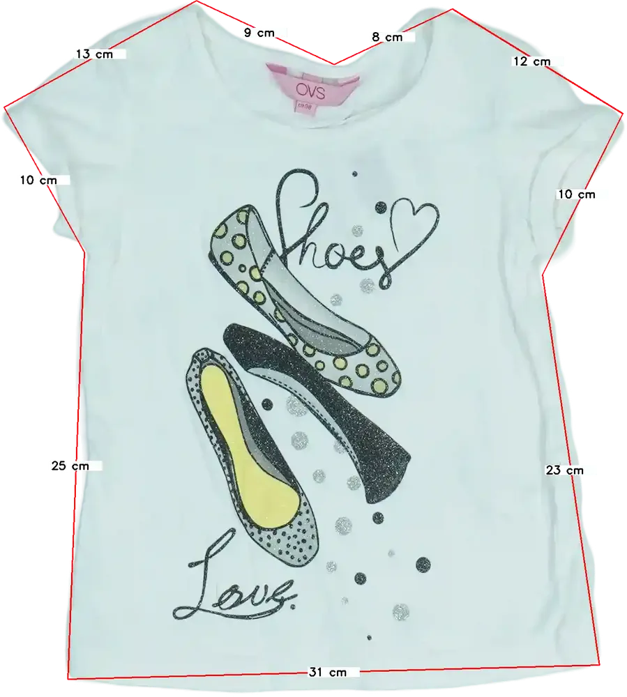 Fehér OVS Póló EU 98 / UK 3 év / US 3T