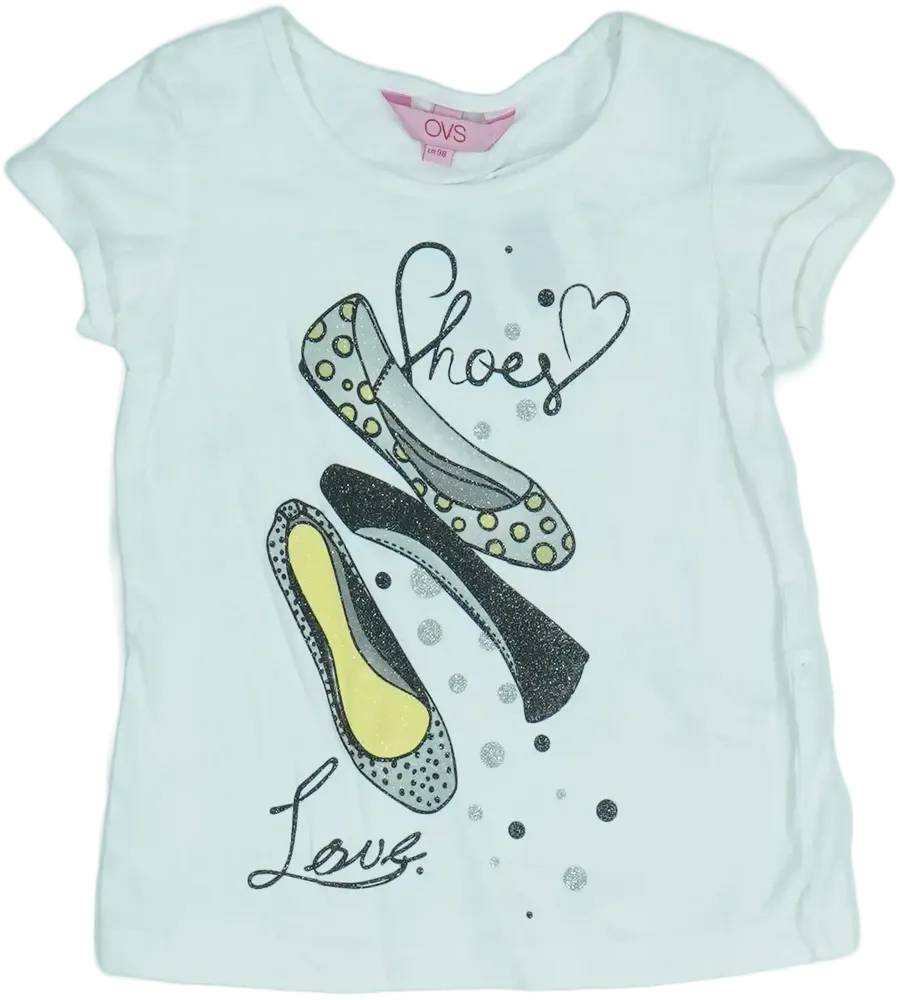 Fehér OVS Póló EU 98 / UK 3 év / US 3T