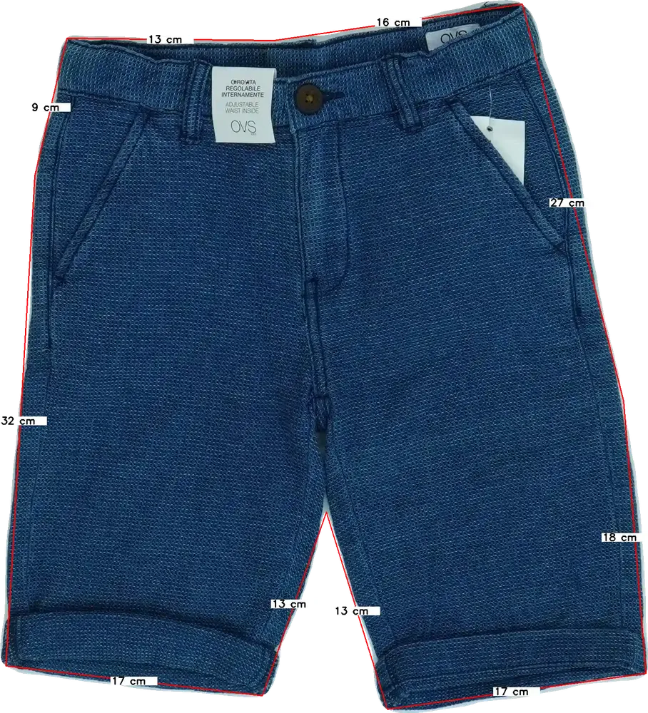 Kék OVS Rövidnadrág EU 122 / UK 7 év / US 7 év/M