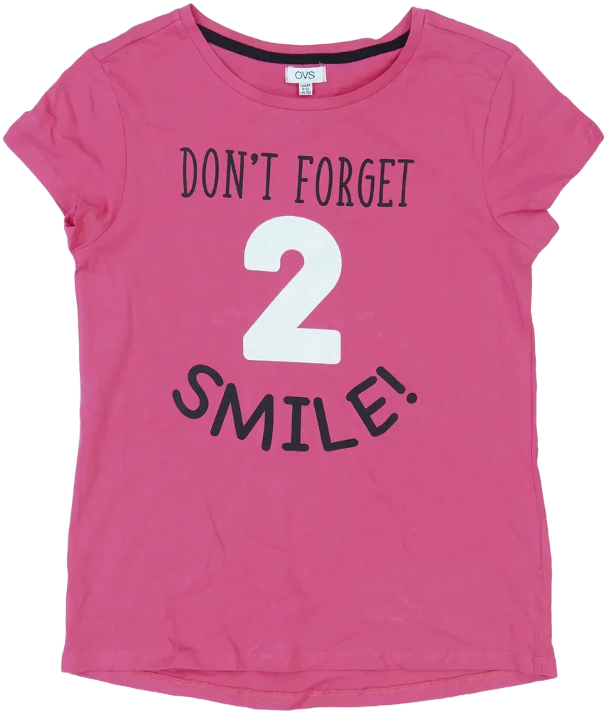 Rózsaszín OVS Póló EU 152 / UK 12 év / US 12 év/L