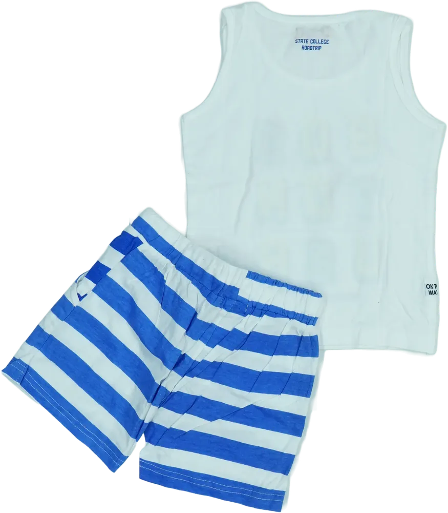 Blue Overkids 2-piece set - Top &amp; Bottom EU 92 / UK 2 years / US 2T