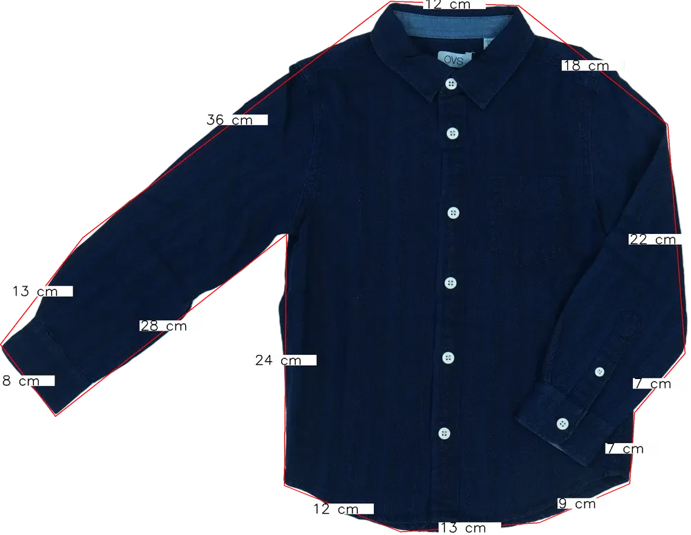 Kék OVS Ing EU 116 / UK 6 év / US 6 év/S