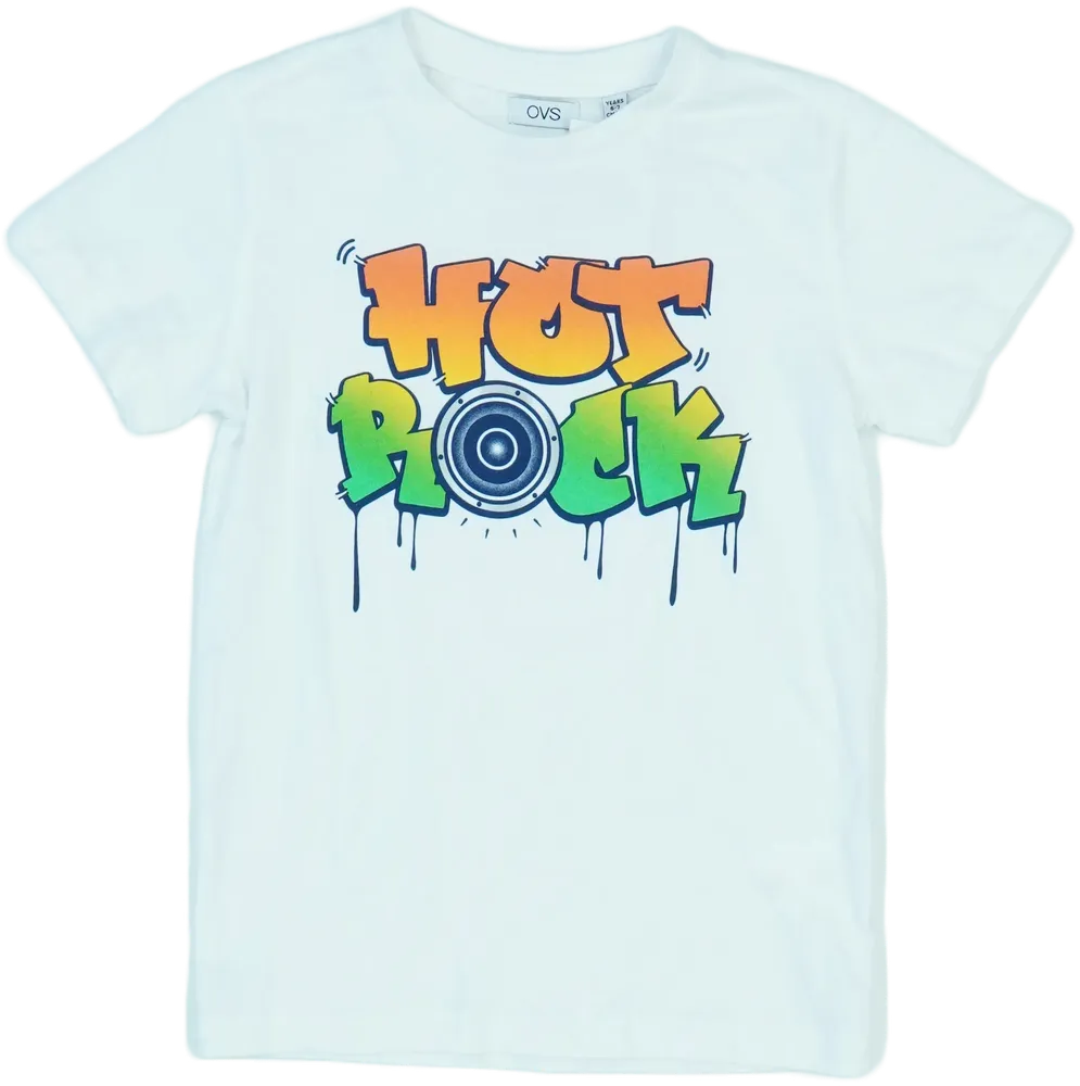 Fehér OVS Póló EU 122 / UK 7 év / US 7 év/M