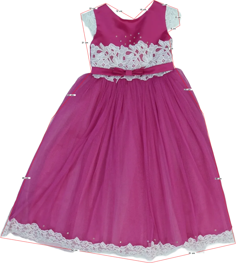 Rózsaszín Runway Ruha EU 110 / UK 5 év / US 5 év/XS