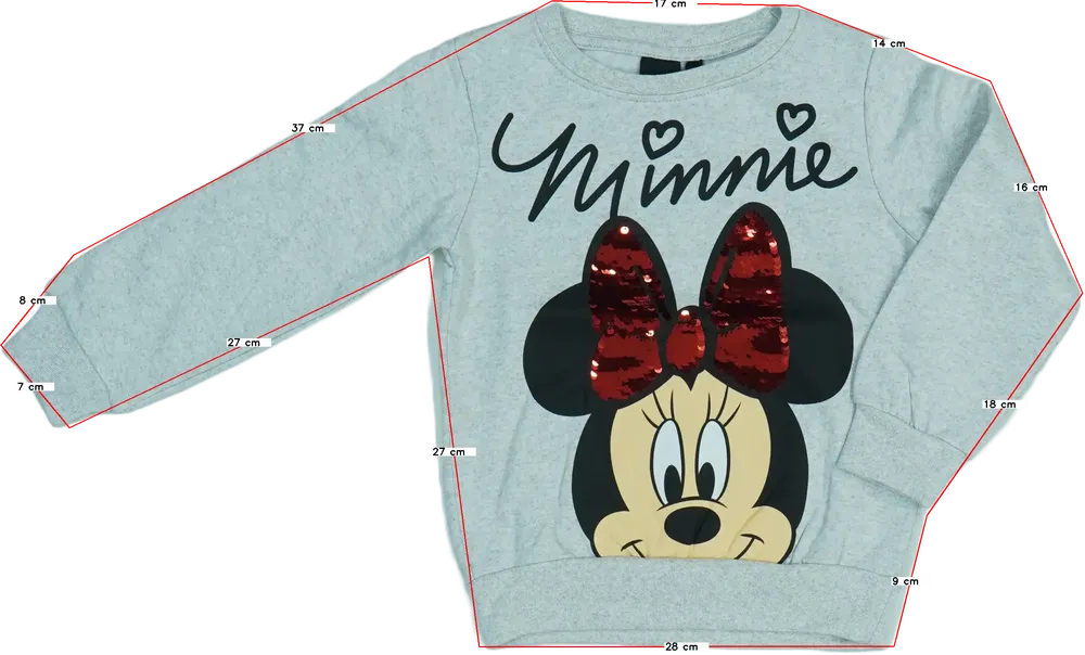 Szürke Disney Pulóver EU 110 / UK 5 év / US 5 év/XS