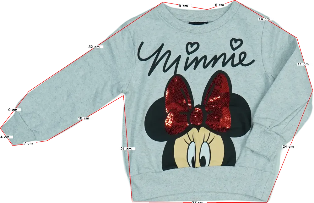 Szürke Disney Pulóver EU 92 / UK 2 év / US 2T