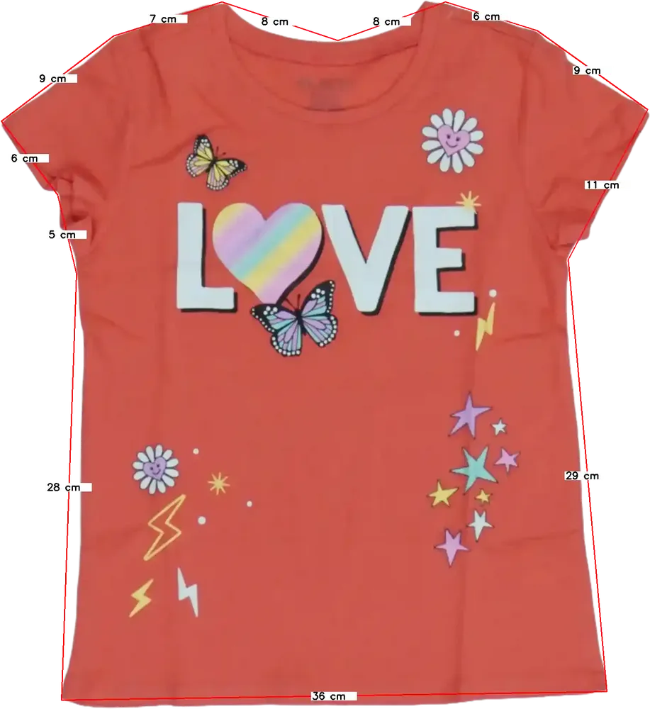 Rózsaszín Children's Place Póló EU 152 / UK 12 év / US 12 év/L